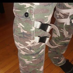 Camouflage Pants with straps